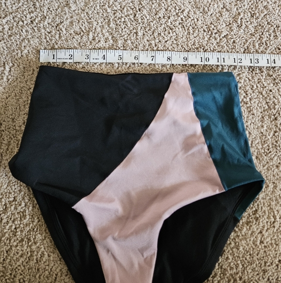 Left On Friday Black and Pink Swim Bottom - Picture 6 of 7